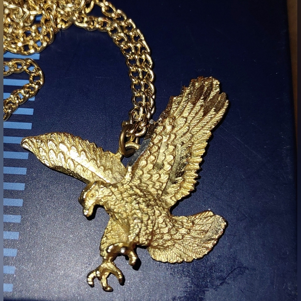 Gold EP Eagle Pendant